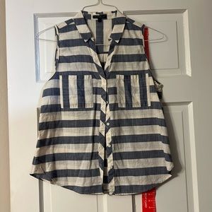 Velvet Heart Light Linen top. EUC